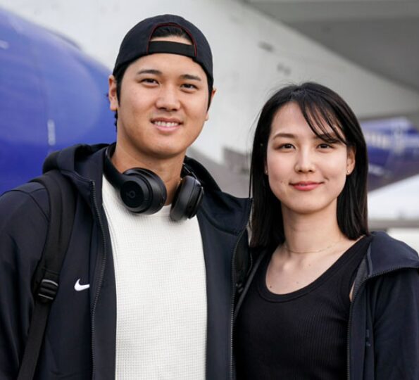 大谷選手と真美子夫人
