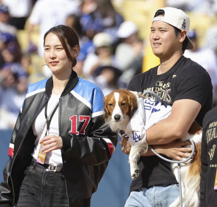 大谷選手と真美子夫人
